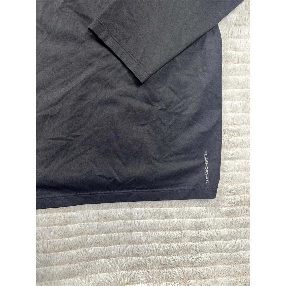 The North Face FlashDry XD‎ Pullover Mens Large Black 1/4 Zip Shirt Athletic Top